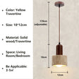 Modern Stone Pendant Light  Wabi Sabi Natural Design - Product detail 7