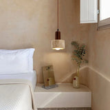 Modern Stone Pendant Light  Wabi Sabi Natural Design - Product showcase