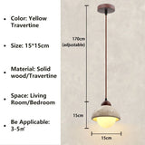 Modern Stone Pendant Light  Wabi Sabi Natural Design - Product detail 8