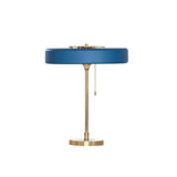 Modern Table Lamp  Green Metal Shade With Brass Accent - Product detail 42