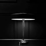 Modern Table Lamp  Green Metal Shade With Brass Accent - Product detail 31