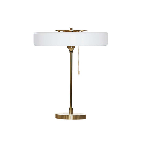 Modern Table Lamp  Green Metal Shade With Brass Accent - Product detail 43