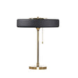 Modern Table Lamp  Green Metal Shade With Brass Accent - Product detail 41