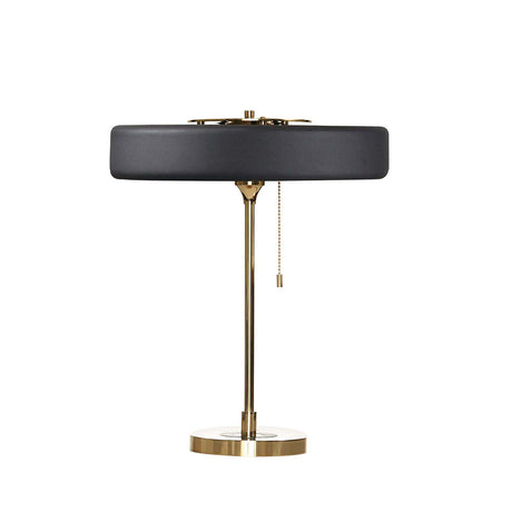 Modern Table Lamp  Green Metal Shade With Brass Accent - Product detail 41
