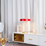 Modern Table Lamp  Green Metal Shade With Brass Accent - Product detail 12