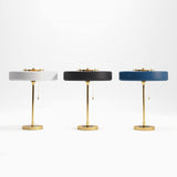 Modern Table Lamp  Green Metal Shade With Brass Accent - Product detail 39