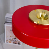 Modern Table Lamp  Green Metal Shade With Brass Accent - Product detail 15