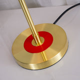 Modern Table Lamp  Green Metal Shade With Brass Accent - Product detail 16