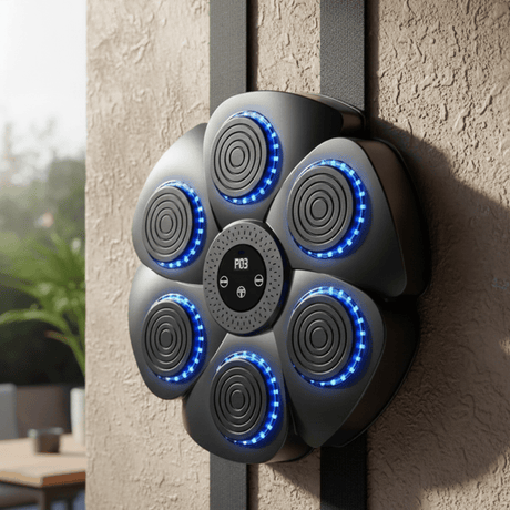 Smart Boxing Machine  Interactive Training with Music  LED Lights - Product showcase