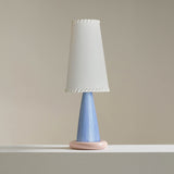 Ceramic Table Lamp  Ribbon Trim Fabric Shade - Product detail 6