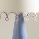 Ceramic Table Lamp  Ribbon Trim Fabric Shade - Product detail 5