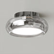 Modern Glass Ceiling Light  Rounded Edge Black Frame - Product detail 10