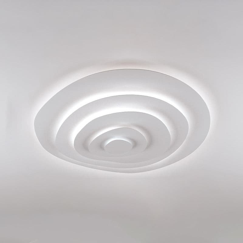Modern Spiral Ceiling Light  Layered Wave Design - Detailed view