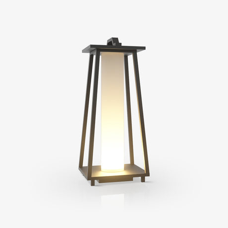 Portable Garden Lantern  Modern Steel Frame with LED Light - Product detail 7