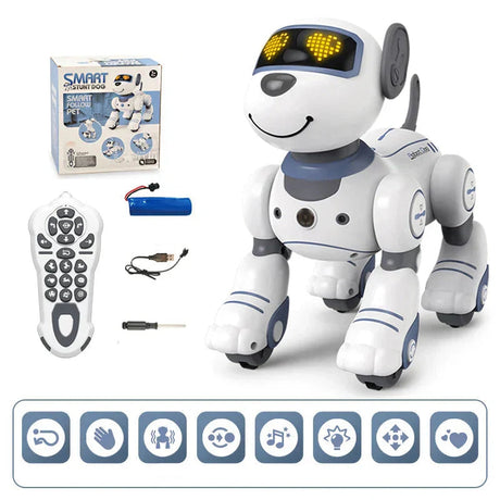 Interactive Robot Dog Toy  Voice Controlled Programmable Pet - Product showcase