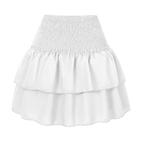 Bohemian Mini Skirt  Pink Paisley Pattern With Built-In Shorts - Product detail 11