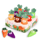 Montessori Carrot Plush Toy  Interactive Pull Root Sensory Learning Set - Product showcase