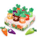 Montessori Carrot Plush Toy  Interactive Pull Root Sensory Learning Set - Product detail 6