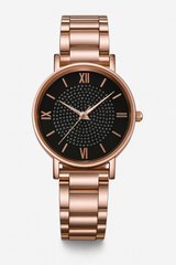 Rose Gold Watch  Crystal Embellished Purple Dial - Product detail 5