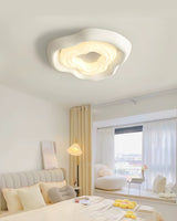 Modern Floral Ceiling Light  Layered Rose Design - Product example