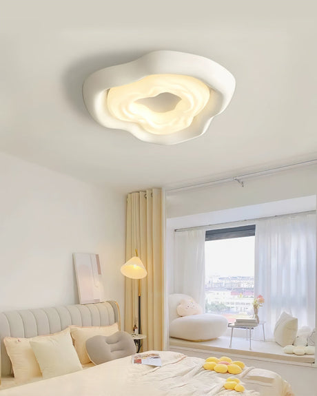 Modern Floral Ceiling Light  Layered Rose Design - Product example