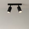 Modern Adjustable Spot Ceiling Light  Dual Head Track Lighting - Product showcase
