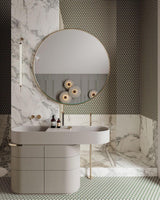 Modern Marble Wall Light  Circular Alabaster Disc Design - Product detail 11