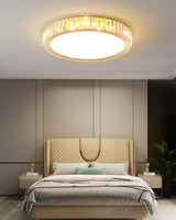 Crystal Ceiling Light  Round LED Chandelier with Gold Finish - Product detail 9