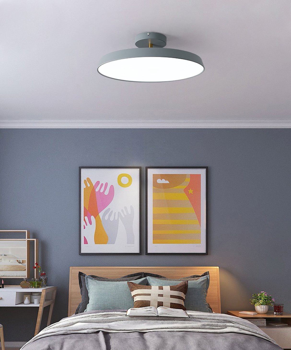 Modern LED Ceiling Light  Round Slim Panel Design - Product detail 10