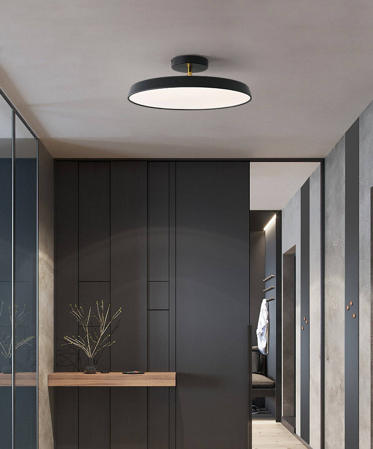 Modern LED Ceiling Light  Round Slim Panel Design - Product detail 5