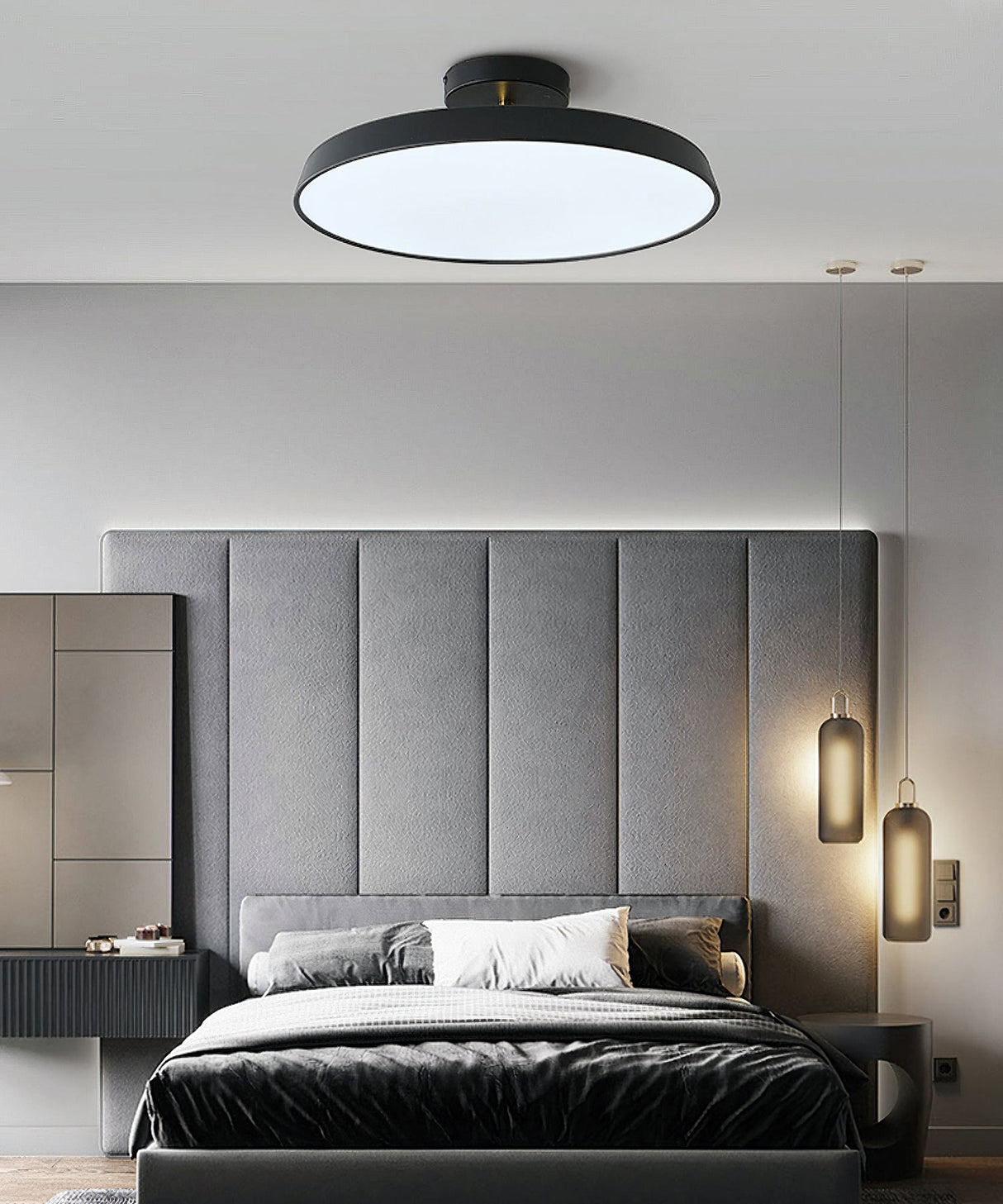 Modern LED Ceiling Light  Round Slim Panel Design - Product detail 9