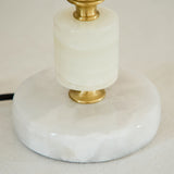 Traditional Table Lamp  Marble Base with Fringe Shade - Product detail 6