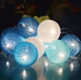 Cotton Ball String Lights  Colorful LED Garland - Product detail 5