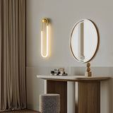 Modern LED Wall Light  Gold Curved Design - Product detail 4