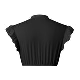 Traditional Dirndl Blouse  Ruffle Sleeve Design - Product example
