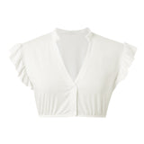 Traditional Dirndl Blouse  Ruffle Sleeve Design - Product detail 8