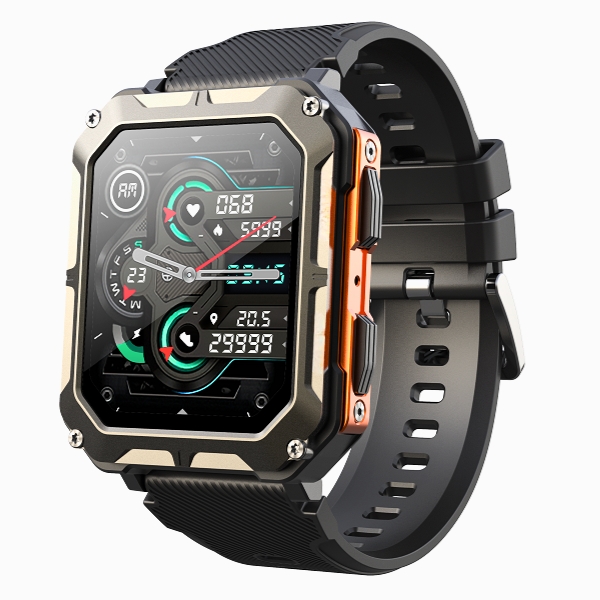 Tactical Smart Watch  Gorilla Glass Military Grade Fitness Tracker - Detailed view