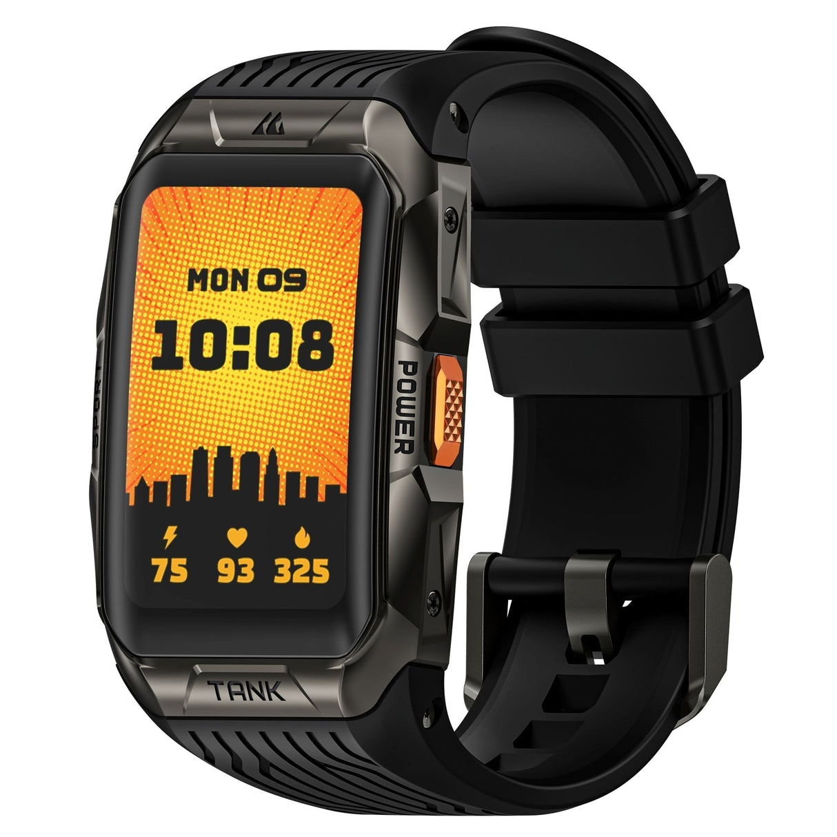 Rugged Sports Smartwatch  Military-Grade AMOLED Display - Product showcase