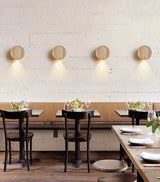 Modern Travertine Wall Light  Natural Stone Round Sconce - Product detail 8