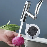 Modern Pull-Out Faucet  4-Mode Chrome Swivel Tap - Product detail 5