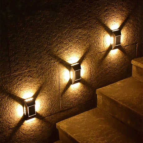 Solar Wall Light  Up-Down LED Outdoor Stair Illumination - Product detail 12