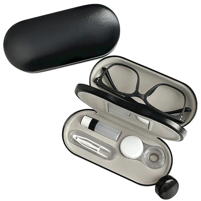 Double Layer Glasses Case  Contact Lens Storage System - Product detail 7