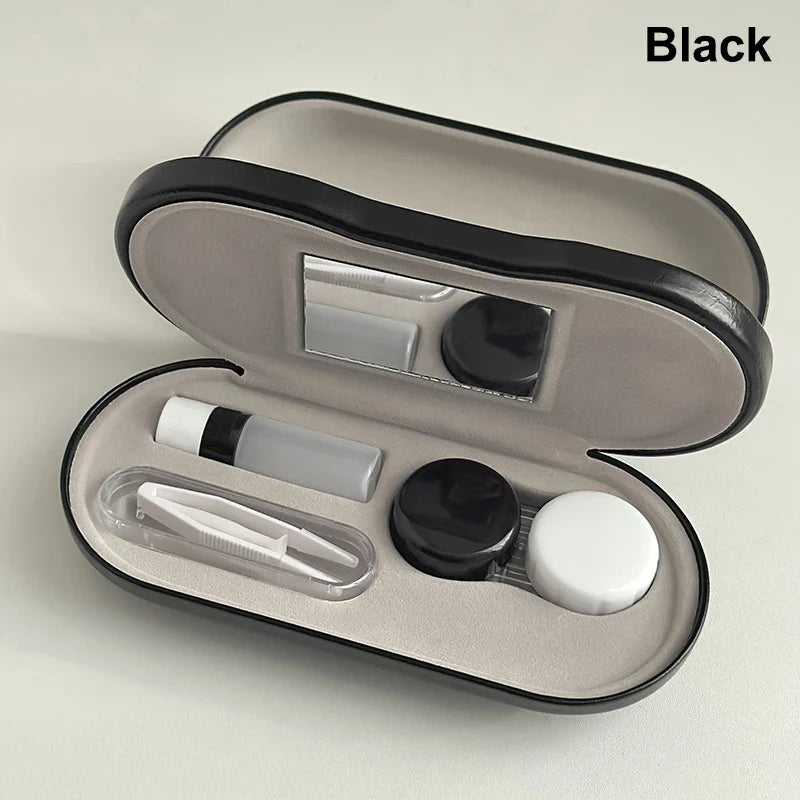 Double Layer Glasses Case  Contact Lens Storage System - Product detail 14