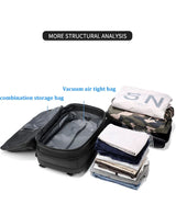 Smart Travel Backpack  Vacuum Compression Storage System - Product detail 9