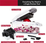 Multi-Function Vegetable Chopper  6-in-1 Food Prep System - Product detail 9