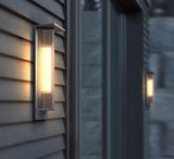 Modern Outdoor Wall Light  Solar Motion Sensor LED Sconce - Product example