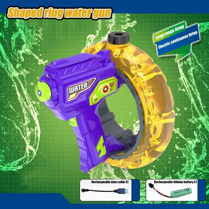 Kids Water Blaster Gun  LED Light-Up Wrist Ring Design - Product detail 7