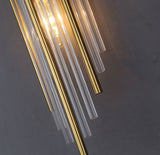 Modern Crystal Wall Lamp  Gold Finish Metal Sconce - Product detail 11