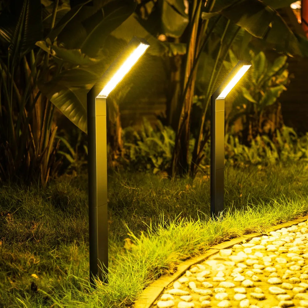 Modern Solar Path Lights  Adjustable LED Garden Lighting - Product showcase