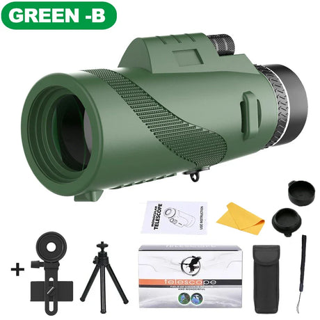 Professional Monocular Telescope  80x Magnification BAK4 Prism - Product detail 15